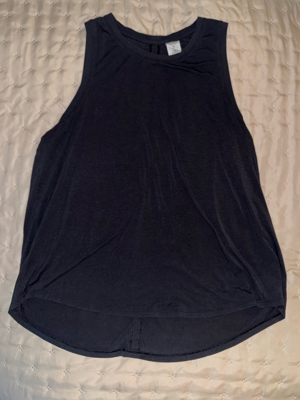 Athleta Black High-Low Sleeveless Tank